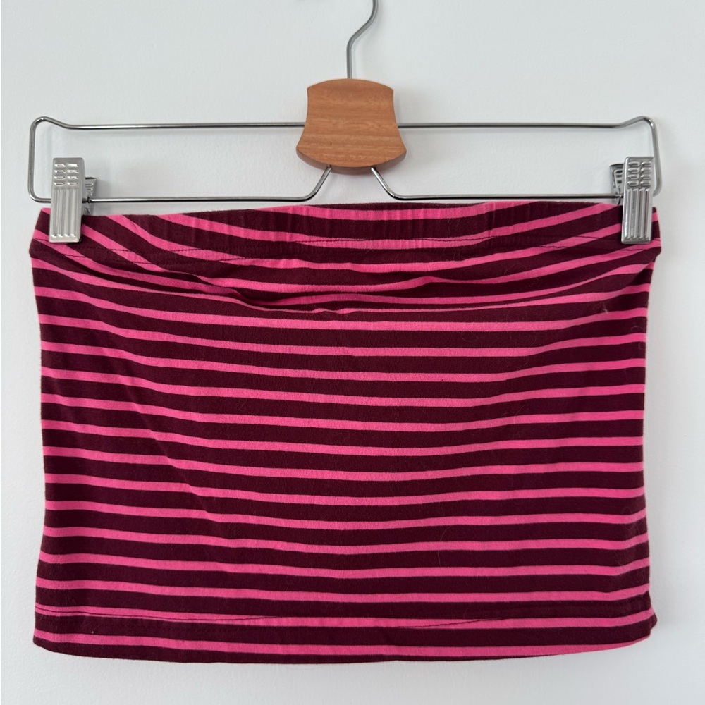 Pink stripped Tube top
